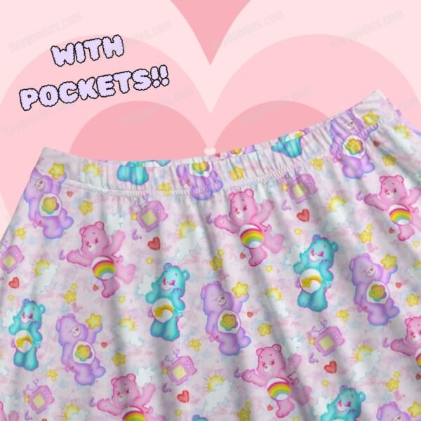Care Bears Short Skirt With Pockets-UK 8 to 26-Pink