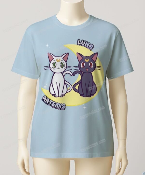 Luna and Artemis Women's Fit T-Shirt-UK 8 TO UK 24
