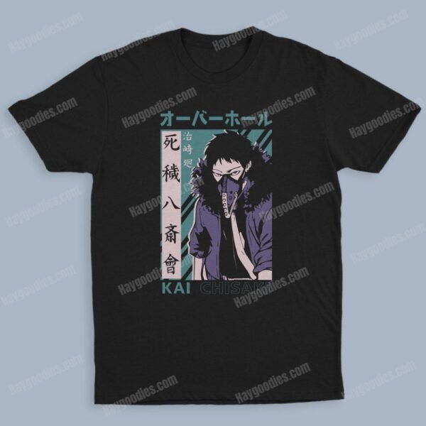chisaki Chisaki Kai/Overhaul Unisex Black T-Shirts-Kids and Adult Sizes to 5XL-Various Designs