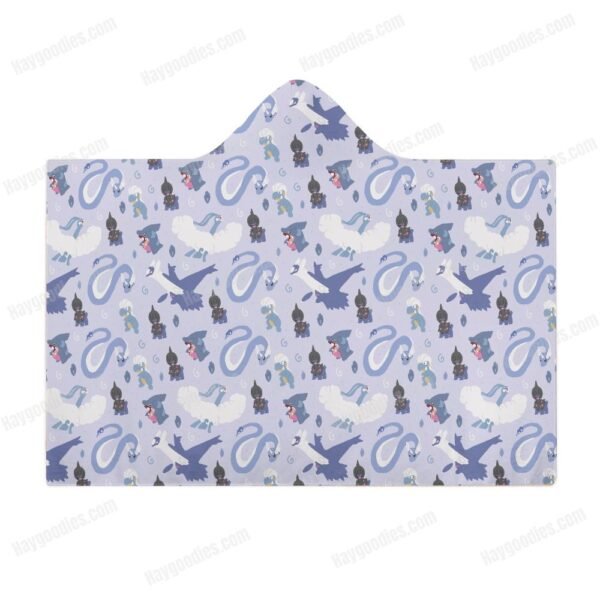 Pokemon Types Cloak Hooded Blanket – Various Designs | 3 Sizes