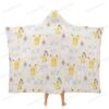 Pokemon Types Cloak Hooded Blanket – Various Designs | 3 Sizes
