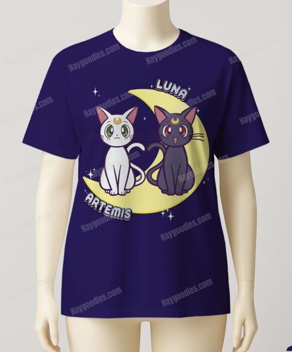 Luna and Artemis Women's Fit T-Shirt-UK 8 TO UK 24