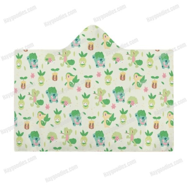 Pokemon Types Cloak Hooded Blanket – Various Designs | 3 Sizes