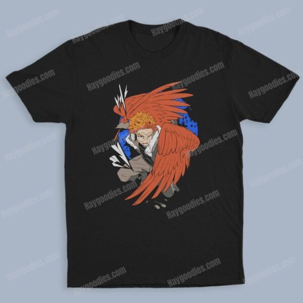 hawks Hawks Unisex Black T-Shirts-Kids and Adult Sizes to 5XL-Various Designs