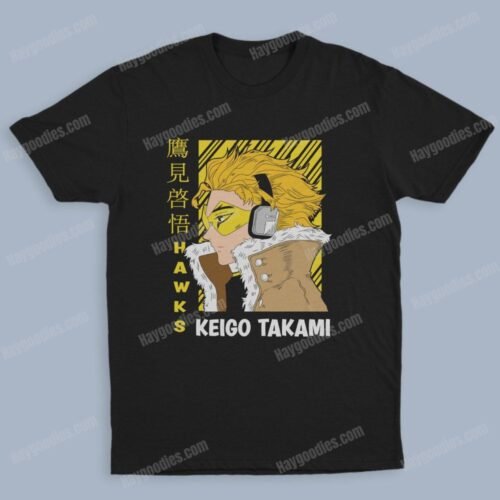 hawks Hawks Unisex Black T-Shirts-Kids and Adult Sizes to 5XL-Various Designs