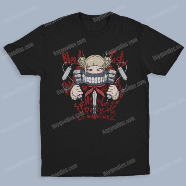 himiko Himiko Toga Unisex Black T-Shirts-Kids and Adult Sizes to 5XL-Various Designs