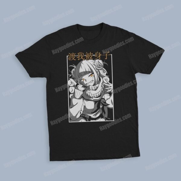 himiko Himiko Toga Unisex Black T-Shirts-Kids and Adult Sizes to 5XL-Various Designs