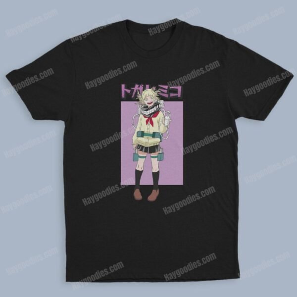himiko Himiko Toga Unisex Black T-Shirts-Kids and Adult Sizes to 5XL-Various Designs