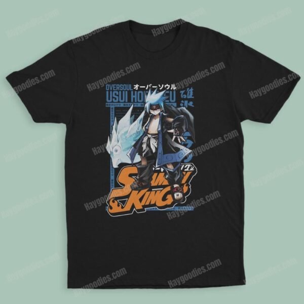 horohoro Shaman King Unisex Black T-Shirts-Kids and Adult Sizes to 5XL-Various Designs