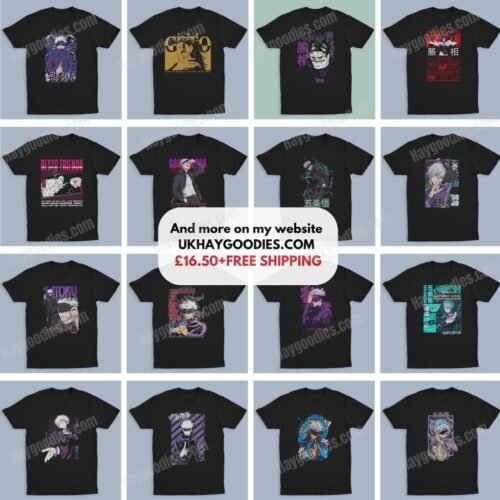 Jujutsu Kaisen Anime Unisex T-Shirts-Adult Sizes to 5XL-Various Designs