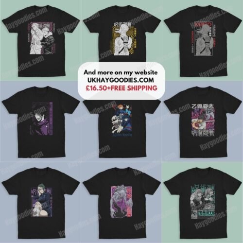 Jujutsu Kaisen Anime Unisex T-Shirts-Adult Sizes to 5XL-Various Designs