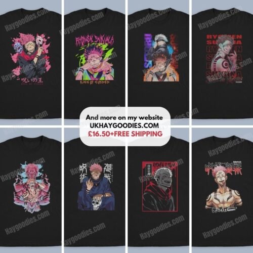 Jujutsu Kaisen Anime Unisex T-Shirts-Adult Sizes to 5XL-Various Designs