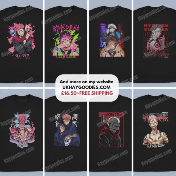 Jujutsu Kaisen Anime Unisex T-Shirts-Adult Sizes to 5XL-Various Designs