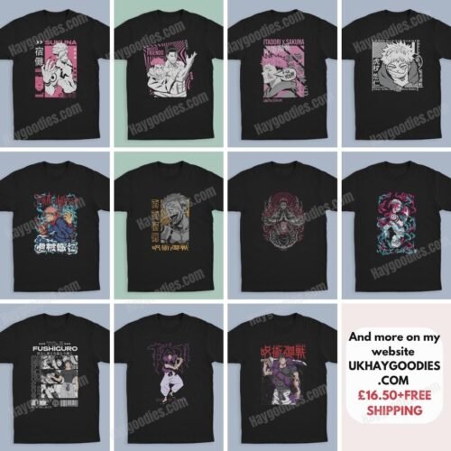 Jujutsu Kaisen Anime Unisex T-Shirts-Adult Sizes to 5XL-Various Designs