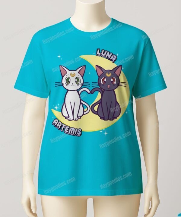 Luna and Artemis Women's Fit T-Shirt-UK 8 TO UK 24
