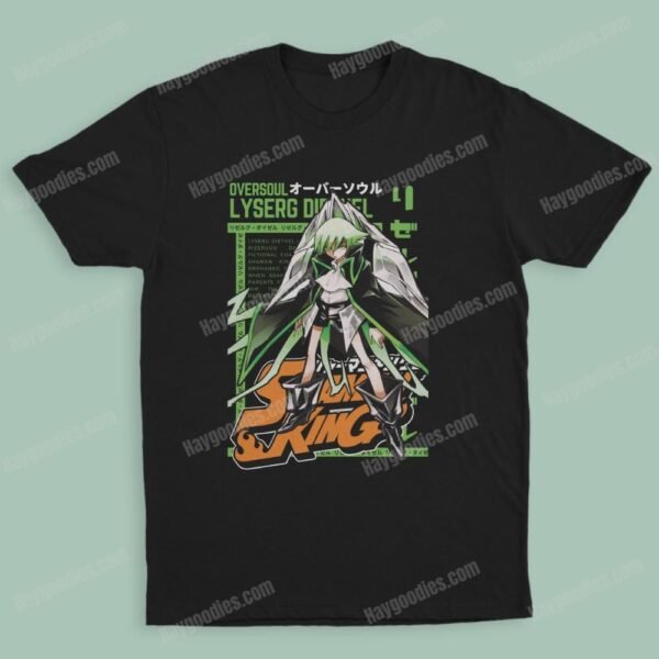 lyserg Shaman King Unisex Black T-Shirts-Kids and Adult Sizes to 5XL-Various Designs