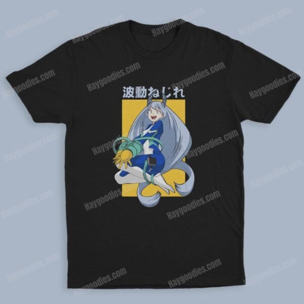 nejire Hado Nejire Unisex Black T-Shirts-Kids and Adult Sizes to 5XL-Various Designs