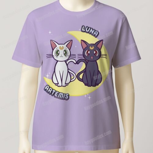 Luna and Artemis Women's Fit T-Shirt-UK 8 TO UK 24
