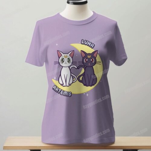 Luna and Artemis Women's Fit T-Shirt-UK 8 TO UK 24