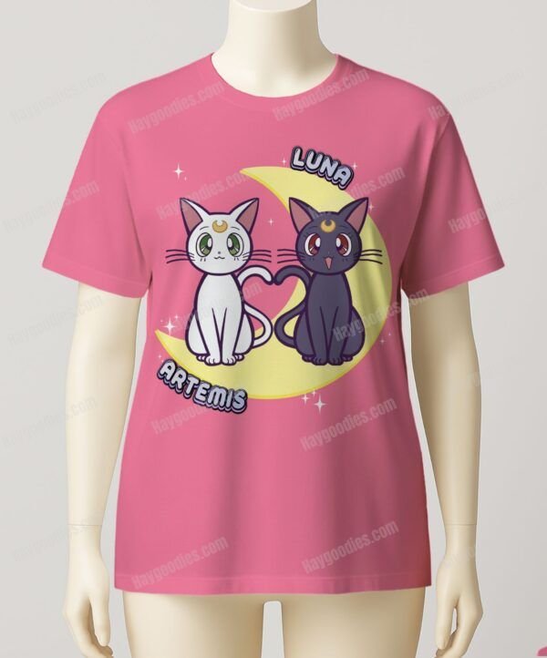 Luna and Artemis Women's Fit T-Shirt-UK 8 TO UK 24