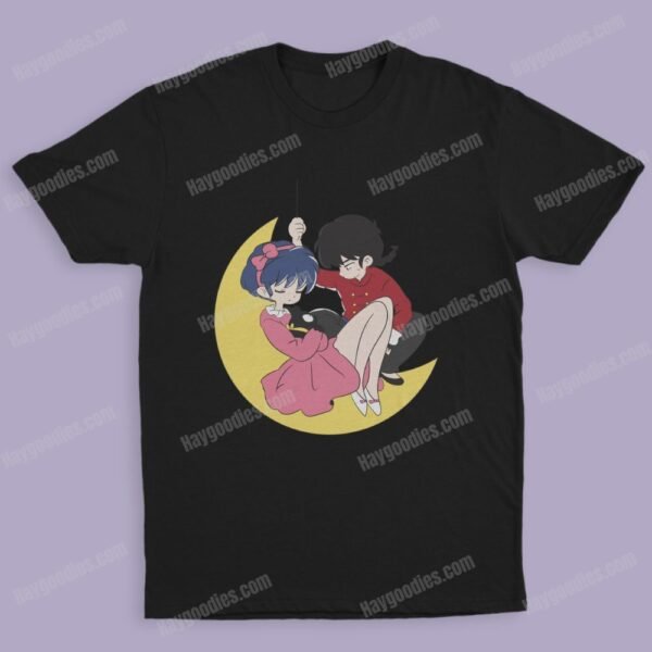 ranma3 Ranma 1/2 Unisex Black T-Shirts-Adult Sizes to 5XL-Various Designs