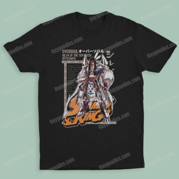 silva Shaman King Unisex Black T-Shirts-Kids and Adult Sizes to 5XL-Various Designs