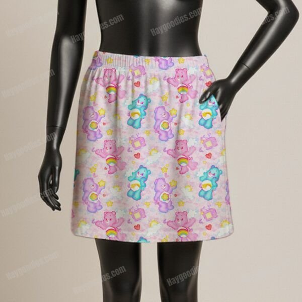 skirt frontpocket carebearspink