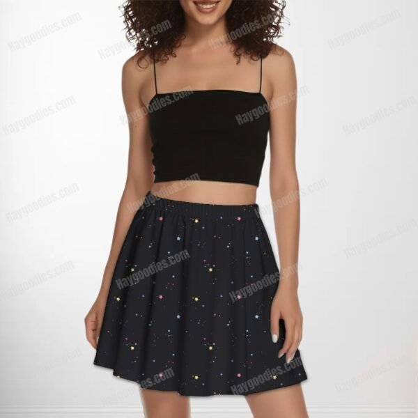 Cute Stars Short Skirt With Pockets-UK 8 to 26