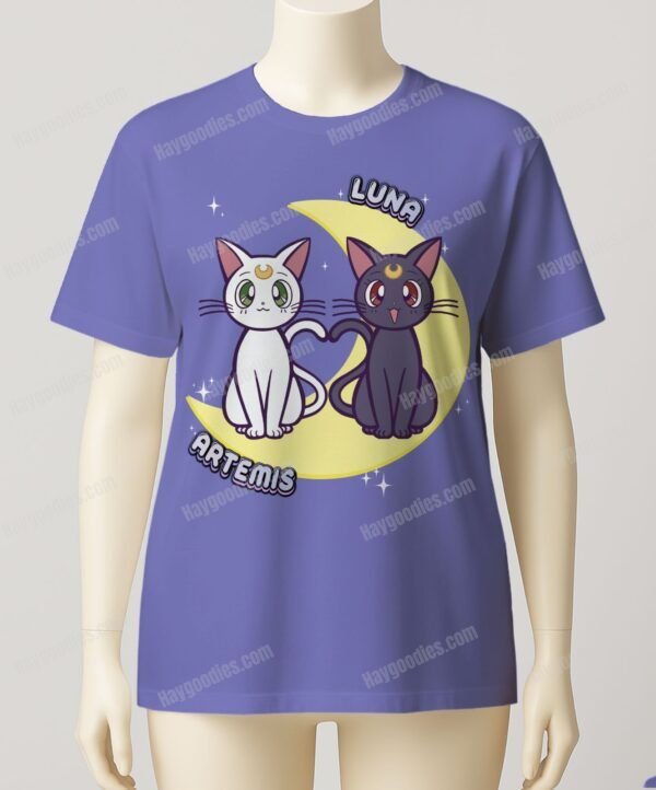 Luna and Artemis Women's Fit T-Shirt-UK 8 TO UK 24