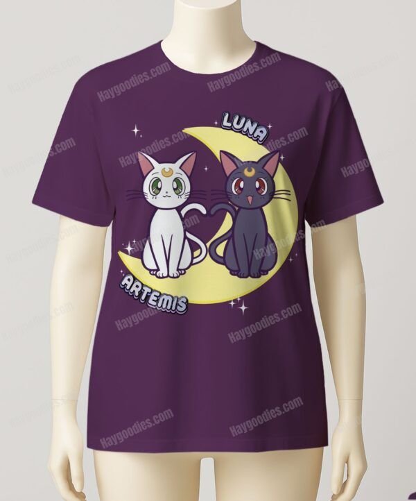 Luna and Artemis Women's Fit T-Shirt-UK 8 TO UK 24