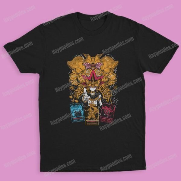 yugioh Yu-Gi-Oh Unisex Black T-Shirts-Adult Sizes to 5XL-Various Designs