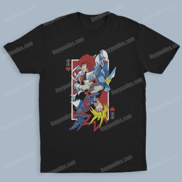 yugioh3 Yu-Gi-Oh Unisex Black T-Shirts-Adult Sizes to 5XL-Various Designs