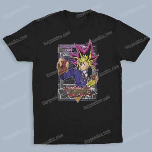 yugioh5 Yu-Gi-Oh Unisex Black T-Shirts-Adult Sizes to 5XL-Various Designs