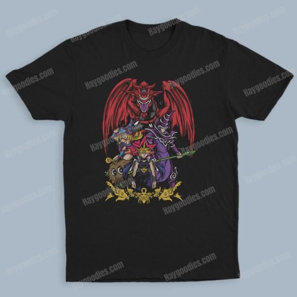 yugioh7 Yu-Gi-Oh Unisex Black T-Shirts-Adult Sizes to 5XL-Various Designs