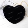 Heart Shaped Fuzzy Shoulder Bag - Various Colours