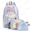 Crybaby Holographic Backpack Set-3pcs