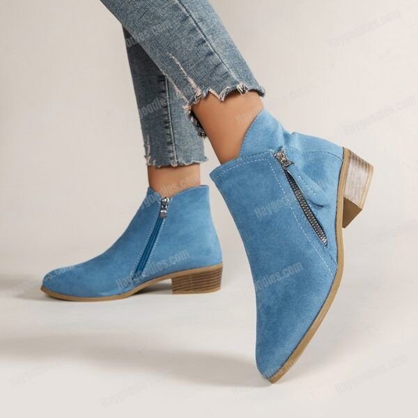 Women’s Suede Ankle Boots – EU 35–43