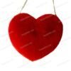 Heart Shaped Fuzzy Shoulder Bag - Various Colours