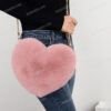 Heart Shaped Fuzzy Shoulder Bag - Various Colours