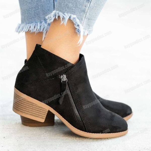 Women’s Suede Ankle Boots – EU 35–43
