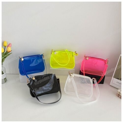 Transparent Jelly Bag – Candy Coloured PVC Bag