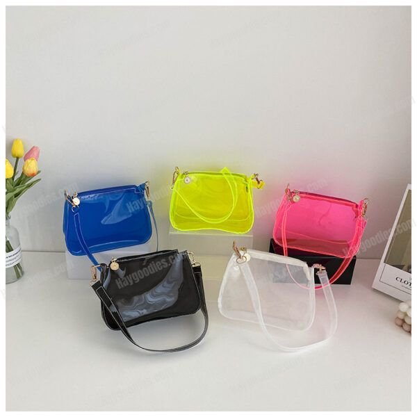 543282508 Transparent Jelly Bag – Candy Coloured PVC Bag