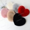 Heart Shaped Fuzzy Shoulder Bag - Various Colours
