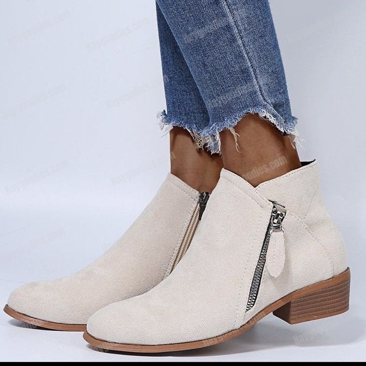 Women’s Suede Ankle Boots – EU 35–43