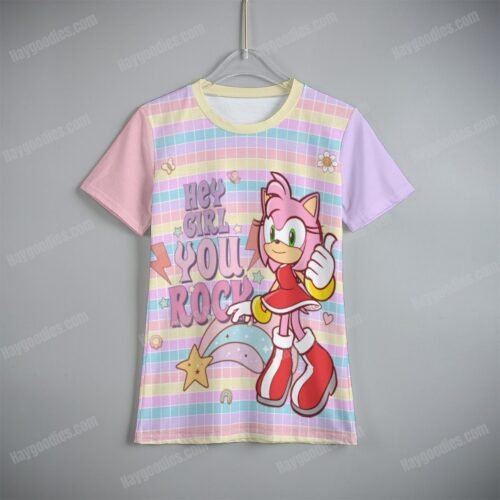 Cute Amy Rose Kids Unisex T-Shirt