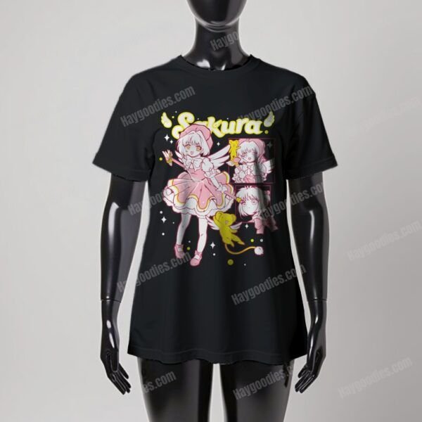 black Card Captor Sakura Women's Fit T-Shirt-UK 8 TO UK 24-Various Colours