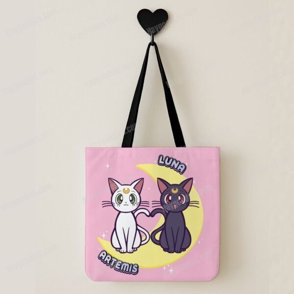 Luna and Artemis Shopping Tote Bag-Various Colours