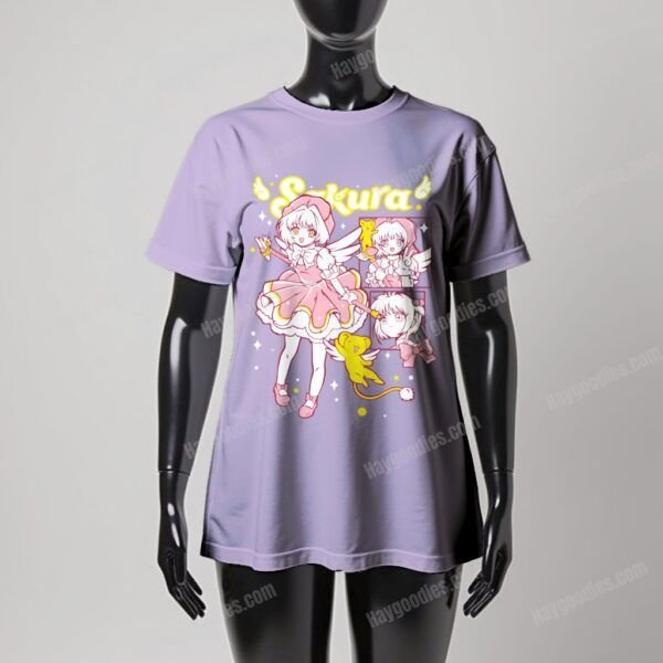 ccs-orchid Card Captor Sakura Women's Fit T-Shirt-UK 8 TO UK 24-Various Colours