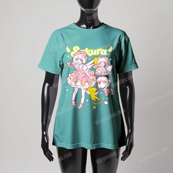 chalkymint Card Captor Sakura Women's Fit T-Shirt-UK 8 TO UK 24-Various Colours
