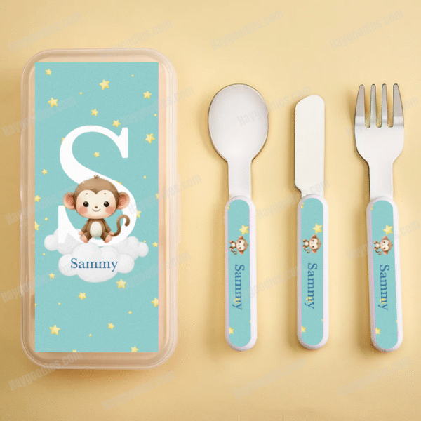 Personalised Kids Cutlery Set-3 Pcs Set